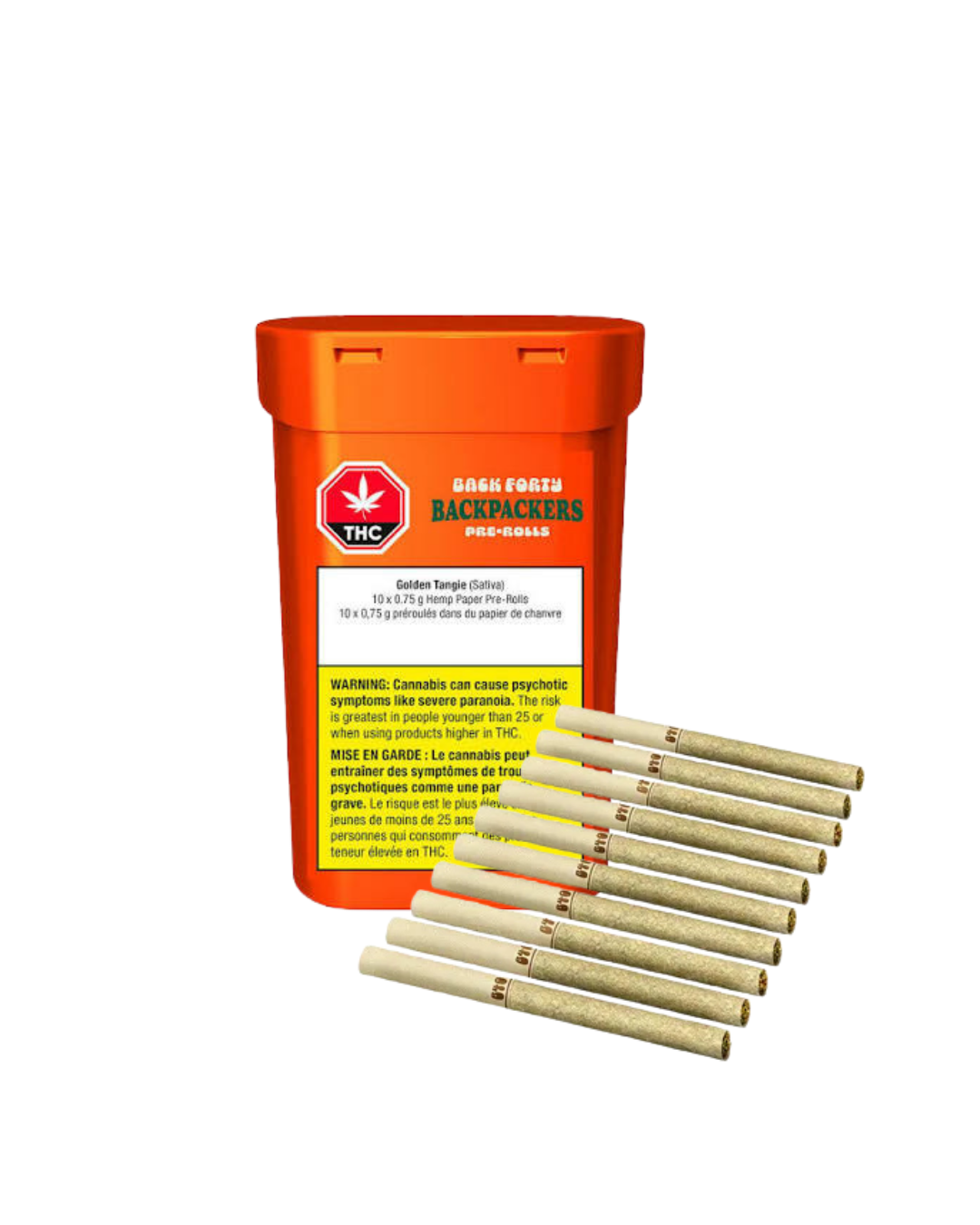 Backpackers Golden Tangie by Back Forty