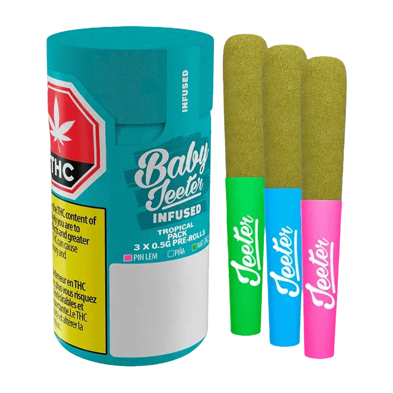 Baby Jeeter Tropical Pack Liquid Diamonds Infused By Jeeter