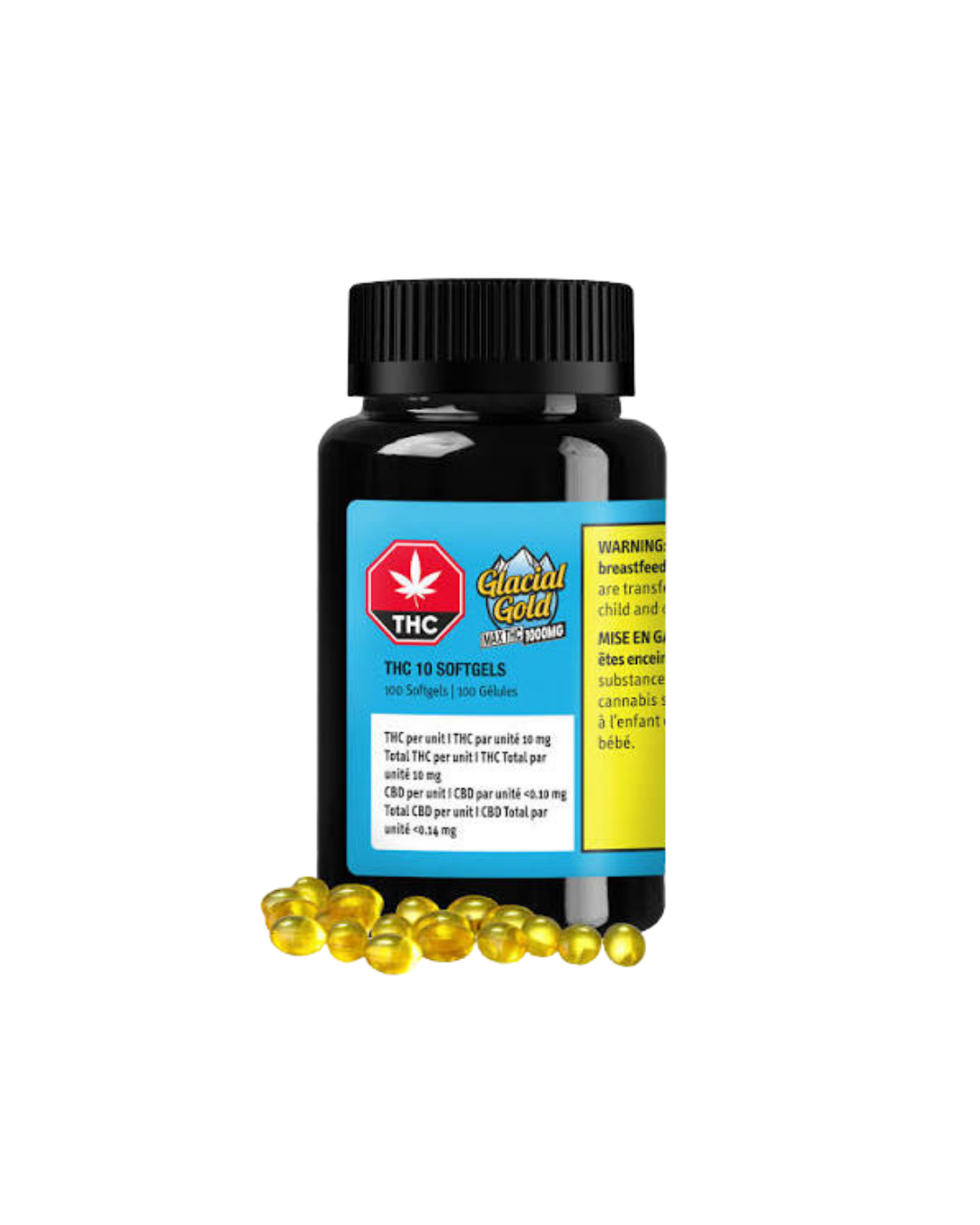 Glacial Gold THC 10 Softgels