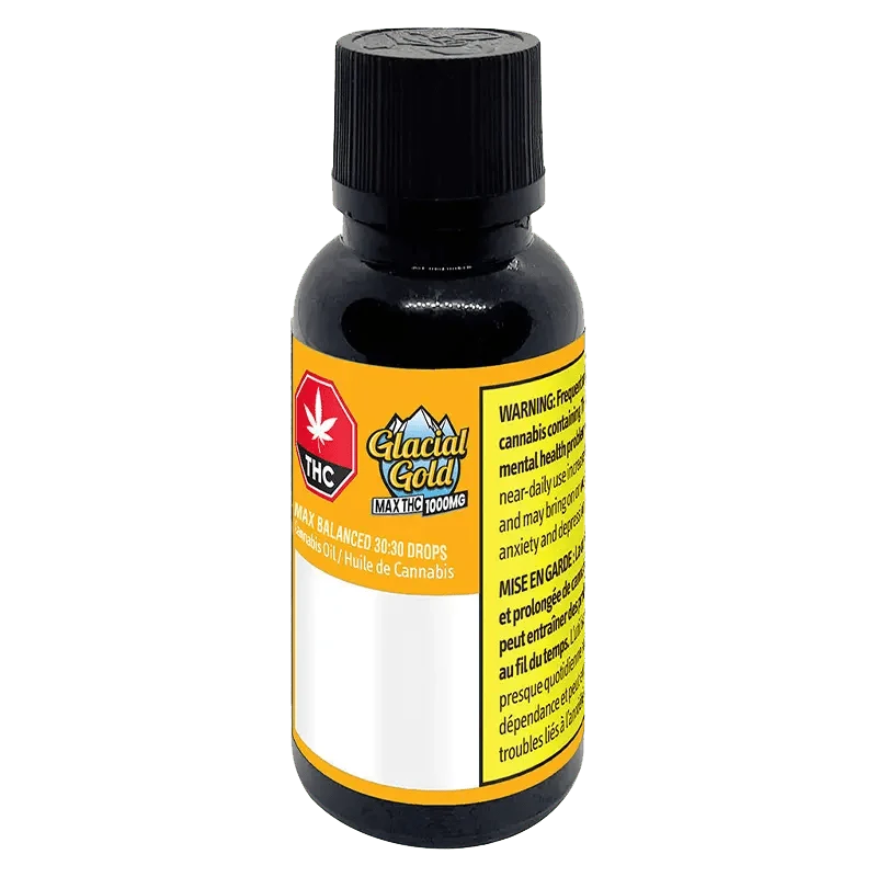 MAX THC 30 Drops by Glacial Gold