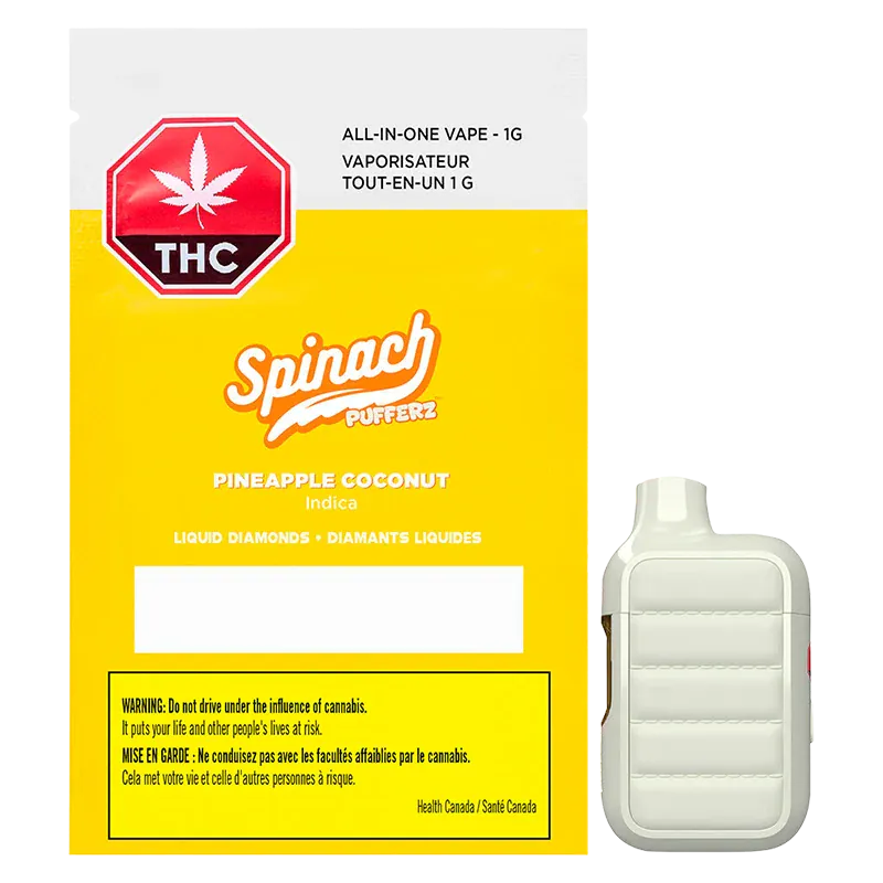 Pineapple Coconut Liquid Diamonds By Spinach