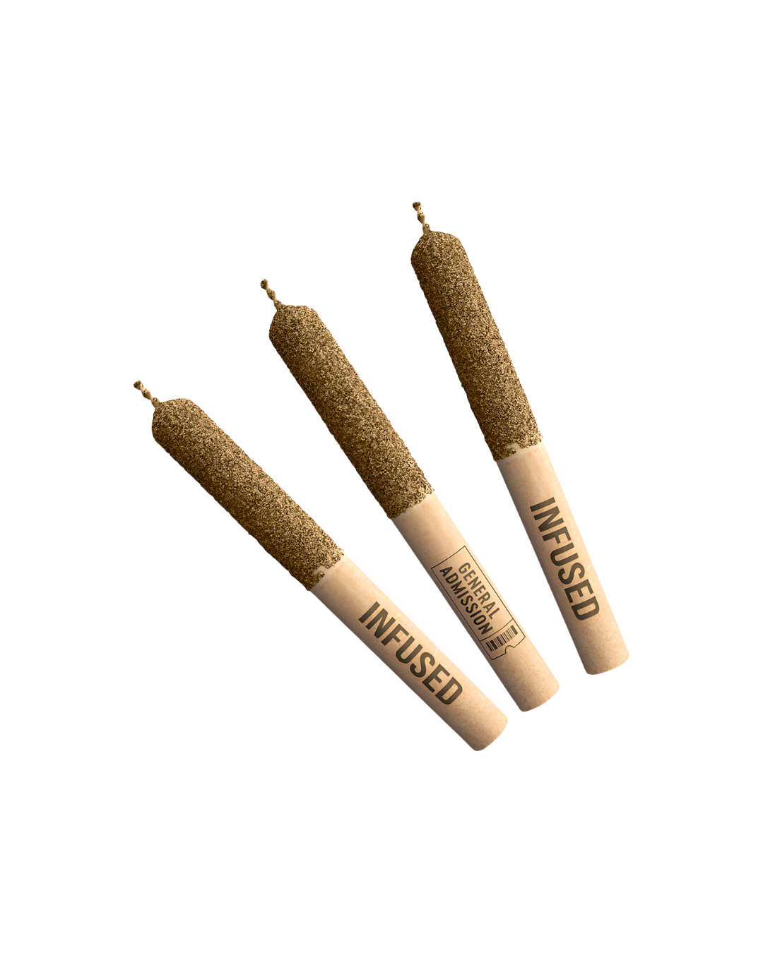 Tiger Blood Distillate Infused and Kief Coated By General Admission