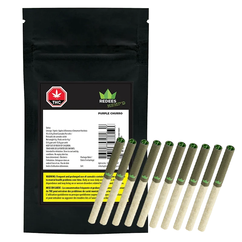 (SLIMS) Purple Churro Redees Hemp'd by Redecan