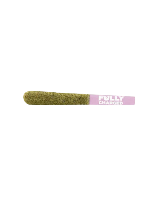 Fully Charged Cherry Crush Liquid Diamond, Live Rosin and Kief Coated By Spinach