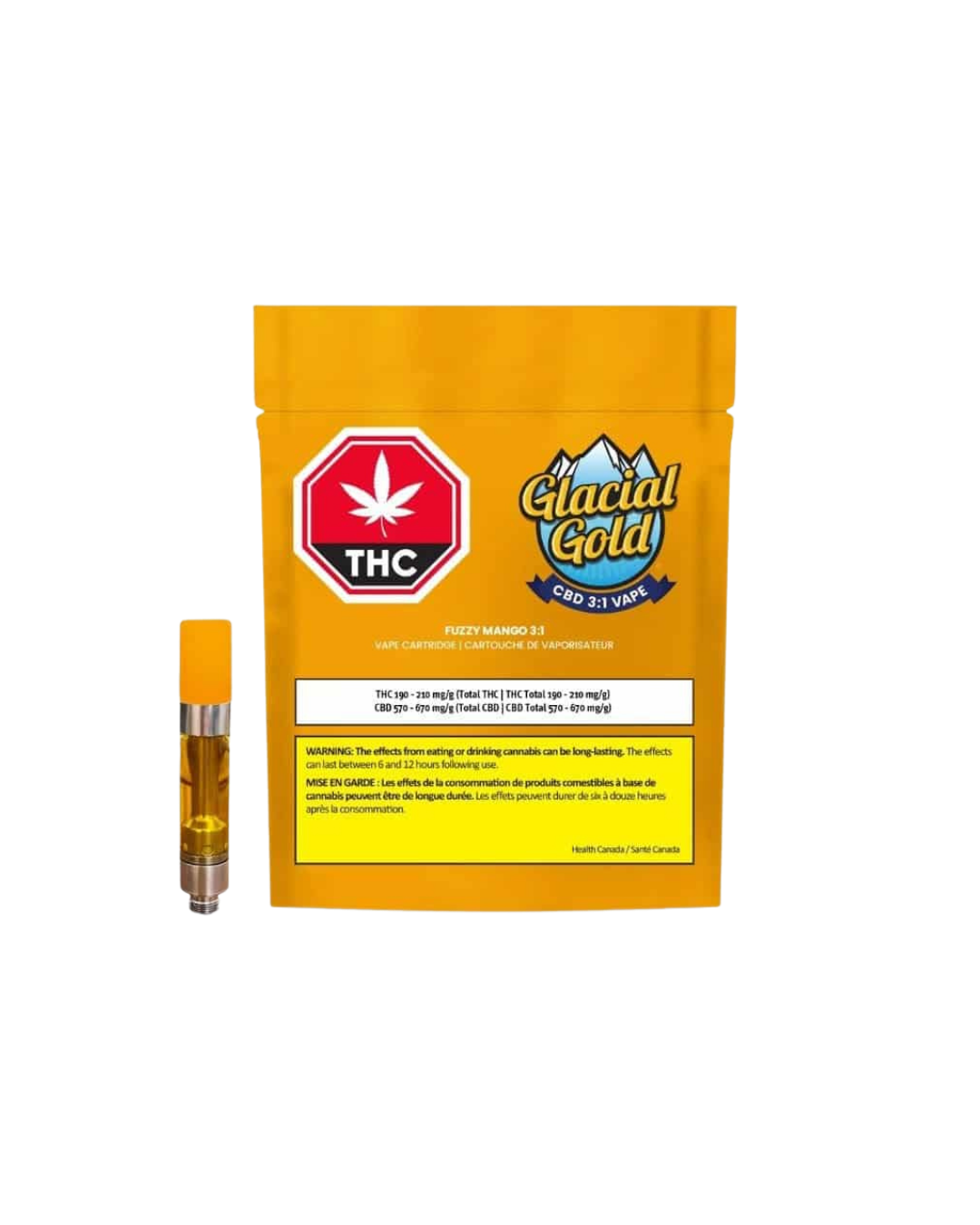 Fuzzy Mango 3:1 CBD by Glacial Gold