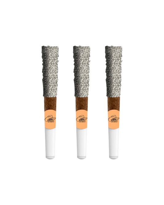 (GLASS-TIP) Peach Pony Diamond Dipped Blunts by Wild West