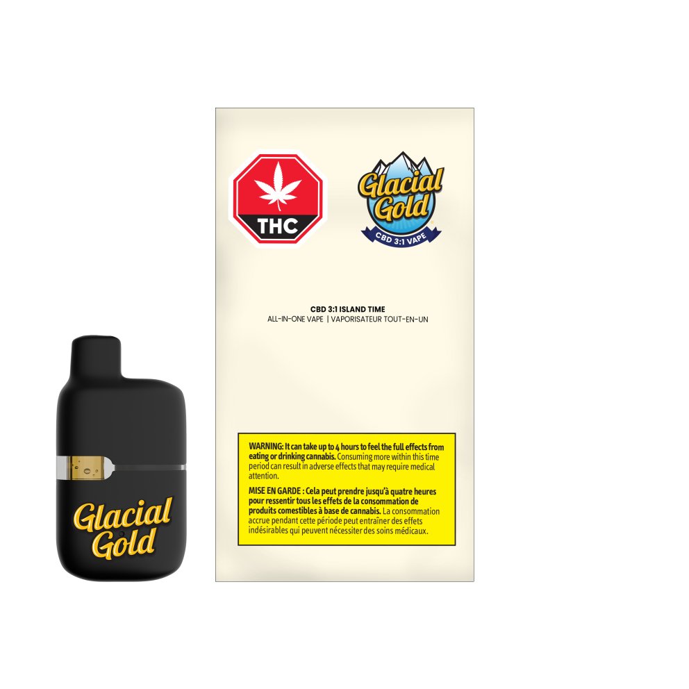 Island Time 3:1 CBD All-In-One by Glacial Gold