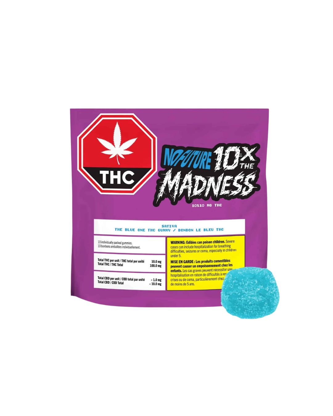 (MULTIPACK) 10x The Madness: The Blue One Sativa by No Future