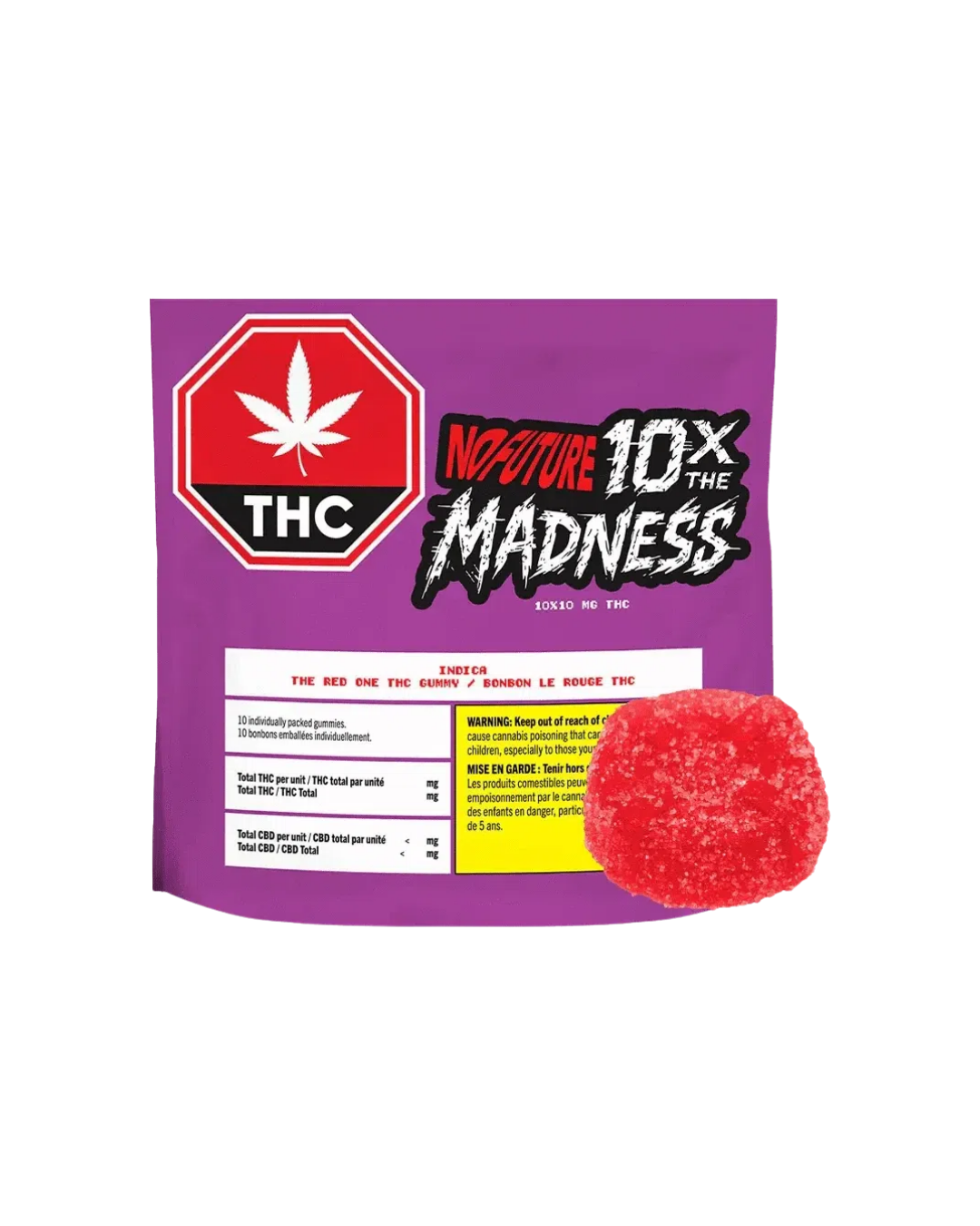 (MULTIPACK) 10x The Madness: The Red One Indica by No Future