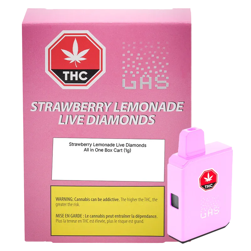 Strawberry Boba Live Resin & Liquid Diamonds by GAS