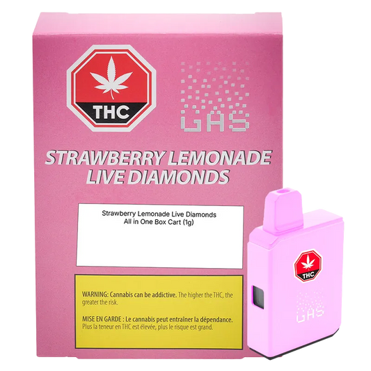 Strawberry Boba Live Resin & Liquid Diamonds by GAS