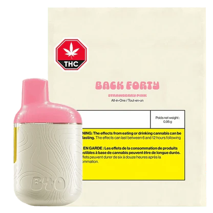 Strawberry Pink Liquid Diamonds By Back Forty