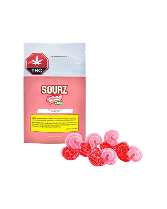 Strawberry Watermelon 4:1 CBG:THC by Spinach SOURZ
