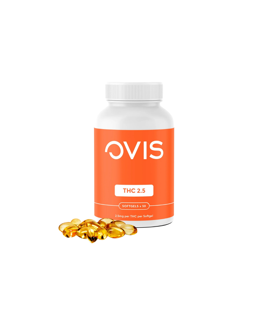 THC 2.5 x 50 Softgels by Ovis