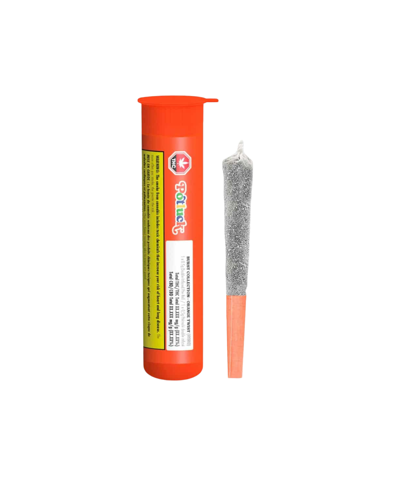 Orange Twist Double Infused and Diamond Coated By Potluck