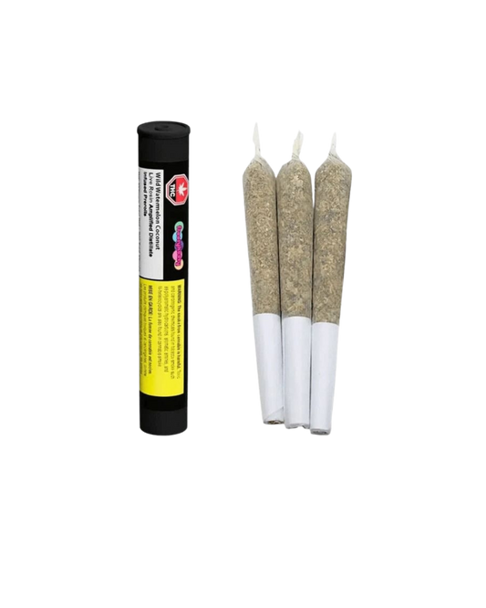 Wild Watermelon Coconut Liquid Diamond & Live Rosin Kief Coated Infused By Frooty Hooty